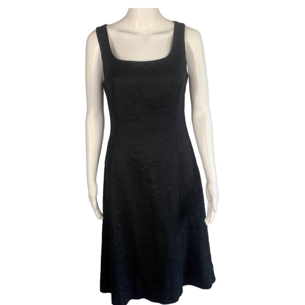 Phase 8 Women's Linen Black Dress Size 10